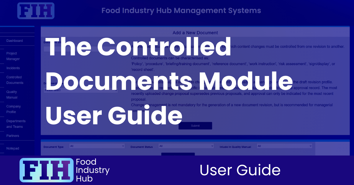 The Controlled Documents Module User Guide